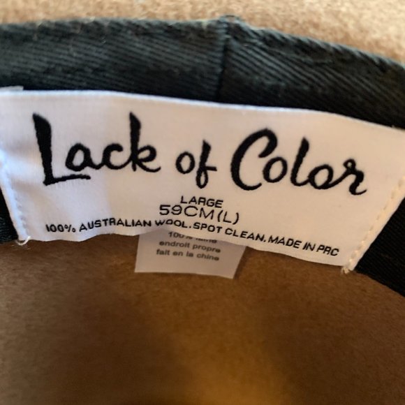 Wool felt hat - Lack of Color Australia - The Grove - Coffee brown, Size L - Picture 5 of 8